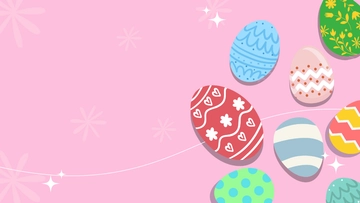 Free Easter Pink Background Template to Edit Online