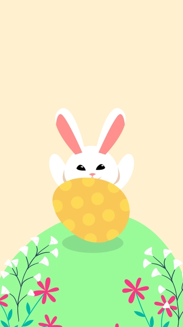 Free Easter iPhone Background Template to Edit Online