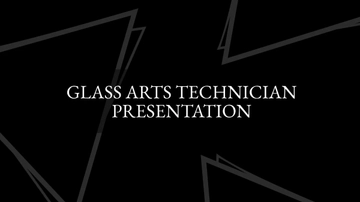 Free Glass Arts Technician Presentation Template to Edit Online