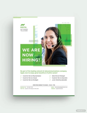 Creative Recruitment Flyer Template