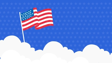 Free Patriots' Day Blue Background Template to Edit Online