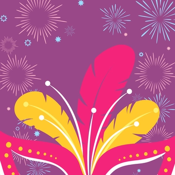 Free Purim Illustration Template to Edit Online