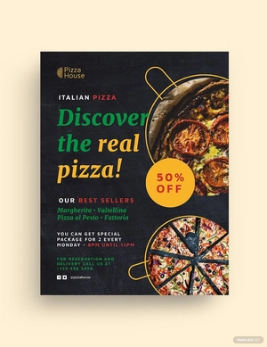 Italian Pizza Flyer Template