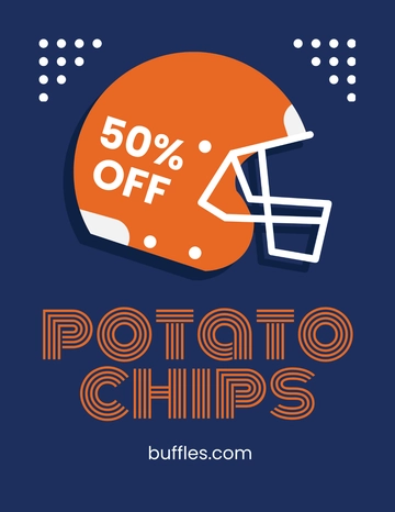 Free Blank Super Bowl Flyer Template to Edit Online