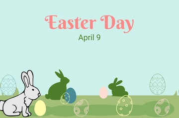 Free Easter Day Banner Template to Edit Online