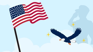 Free Patriots' Day Light Background Template to Edit Online