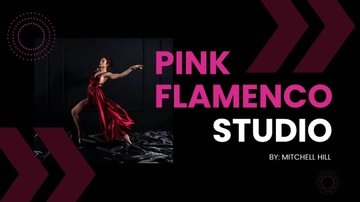 Free Flamenco Artists Agency Presentation Template to Edit Online