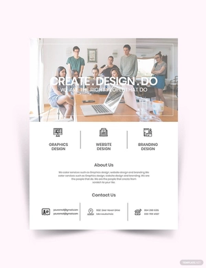 Marketing Consulting Businesss Flyer Template