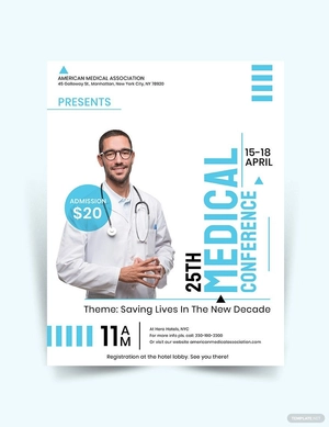 Medical Conference Flyer Template