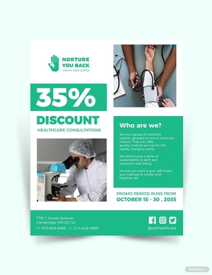 Medical Health Flyer Template
