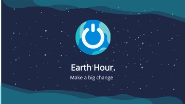 Free Earth Hour Flex Banner Template to Edit Online