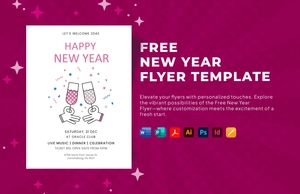 New Year Flyer Template