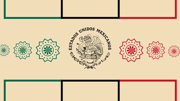 Free Mexico Constitution Day Drawing Background Template to Edit Online