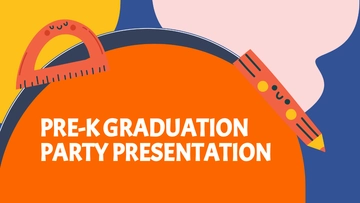 Free Pre-K Graduation Party Presentation Template to Edit Online