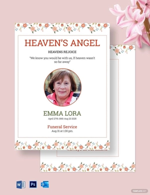 Premium Eulogy Funeral Template
