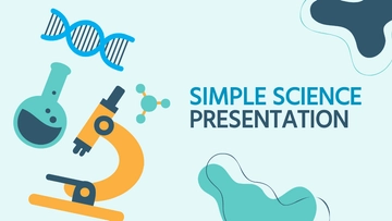 Free Simple Science Presentation Template to Edit Online