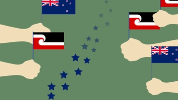 Free Waitangi Day Cartoon Background Template to Edit Online