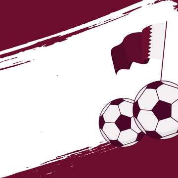 Free Qatar National Sports Day Clipart Template to Edit Online