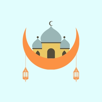 Free Eid al-Fitr Design Clipart Template to Edit Online