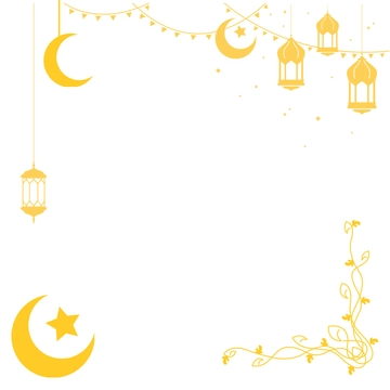 Free Eid al-Fitr Border Clipart Template to Edit Online
