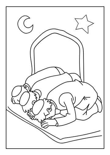 Free Eid al-Fitr Image Drawing Template to Edit Online