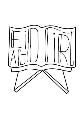 Free Easy Eid al-Fitr Drawing Template to Edit Online