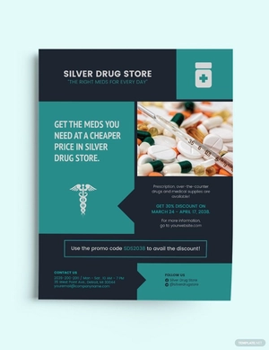 Pharmacy and Medical Supply Flyer Template