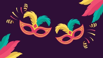 Free Happy Purim Background Template to Edit Online