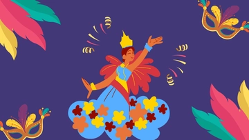 Free Purim Clipart Background Template to Edit Online
