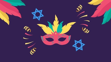 Free Purim Image Background Template to Edit Online