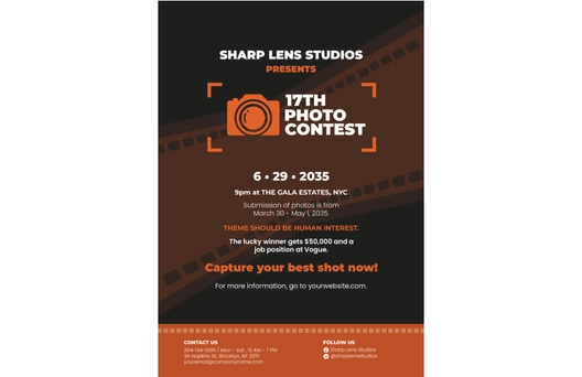 Photo Contest Flyer Template