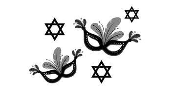 Free Purim Drawing Background Template to Edit Online