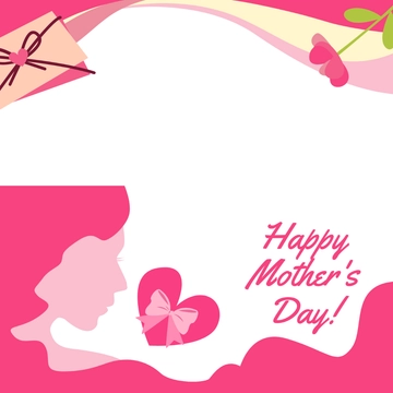 Free Mother's Day Border Clipart Template to Edit Online