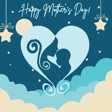 Free Mother's Day Symbol Clipart Template to Edit Online