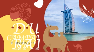 Free Tourism In Dubai Campaign Presentation Template to Edit Online