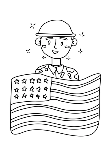 Free Cute Memorial Day Drawing Template to Edit Online