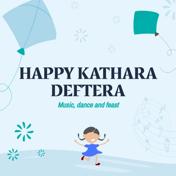 Free Kathara Deftera FB Post Template to Edit Online