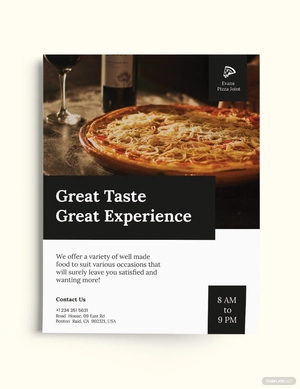 Pizza Restaurant Flyer Template