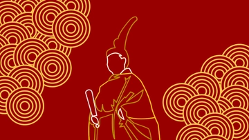 Free Emperor's Birthday Drawing Background Template to Edit Online