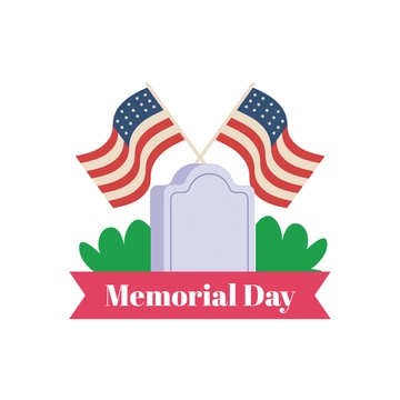 Free Transparent Memorial Day Clipart Template to Edit Online