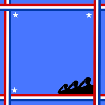 Free Memorial Day Border Clipart Template to Edit Online