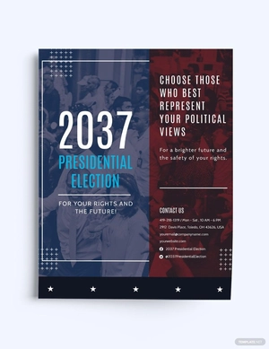 Political Election Flyer Template