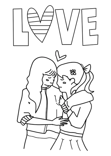 Free Cute Pride Month Drawing Template to Edit Online