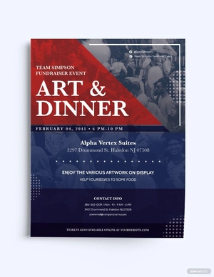 Political Fundraiser Flyer Template