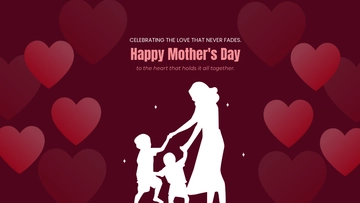 Free Mother's Day Vector Background Template to Edit Online