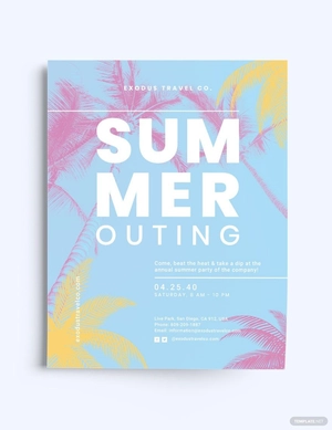 Pool Splash Party Flyer Template