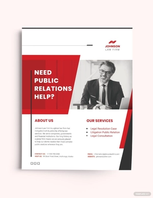 Public Relations Company Flyer Template