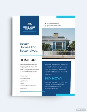 Real Estate Business Flyer Template
