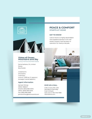 Real Estate New Listing Flyer Template