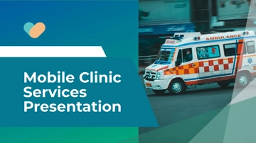 Free Mobile Clinic Services Presentation Template to Edit Online
